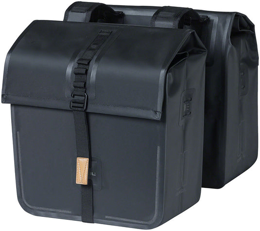 Basil-Urban-Dry-Double-Pannier-Panniers-Waterproof-Reflective-Bands-PANR0222-Road-Touring-Panniers