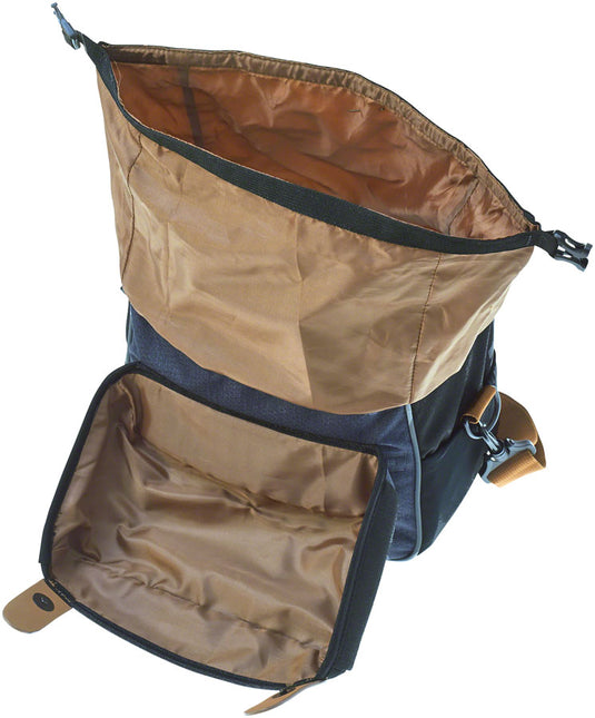 Basil Miles Handlebar Bag - 6L, KLICKfix Mount, Gray