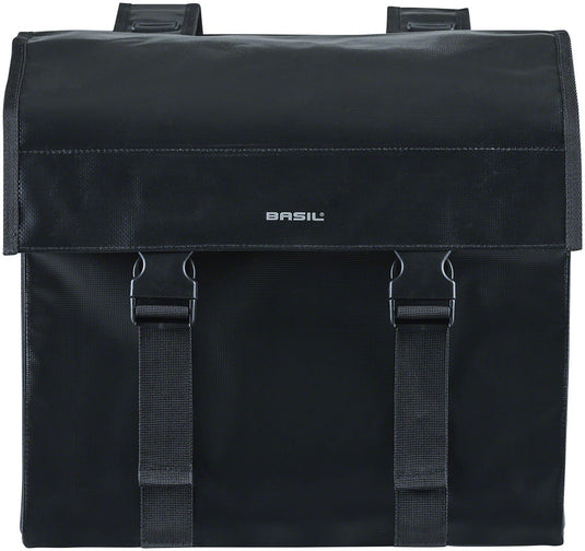 Pack of 2 Basil Urban Load Double Pannier - 53L, Black