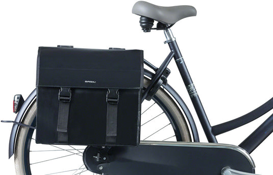 Pack of 2 Basil Urban Load Double Pannier - 53L, Black