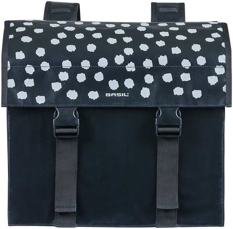 Load image into Gallery viewer, Basil Urban Load Double Pannier - 53L, Black/Reflective White
