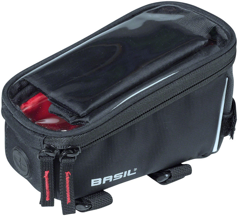 Load image into Gallery viewer, Basil-Sport-Design-Top-Tube-Bag-Top-Tube-Stem-Bag-Reflective-Bands-TSBG0112
