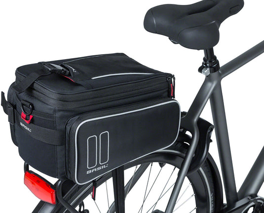 Basil Sport Design Trunk Bag - 7-15L, MIK Mount, Black