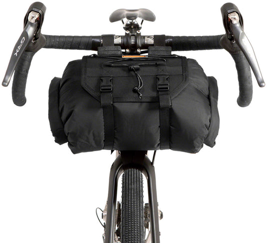 Restrap Bar Bag Handlebar Bag - Small, Black/Black