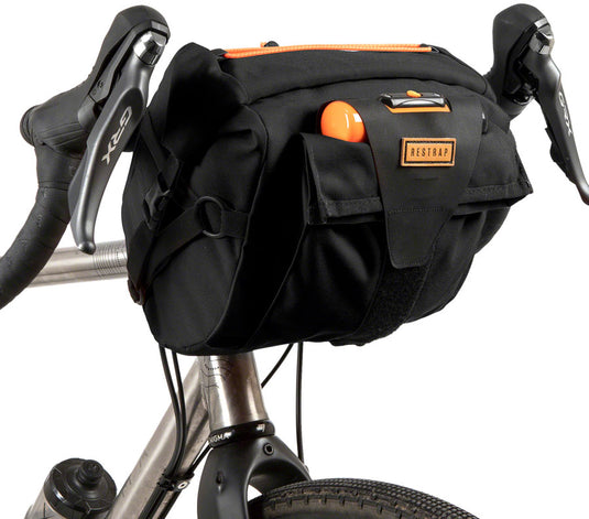 Restrap Bar Pack Handlebar Bag - Black