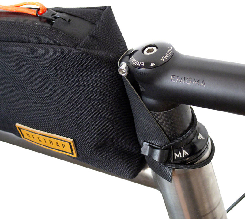 Load image into Gallery viewer, Restrap Bolt-On Top Tube/ Stem Bag - Black
