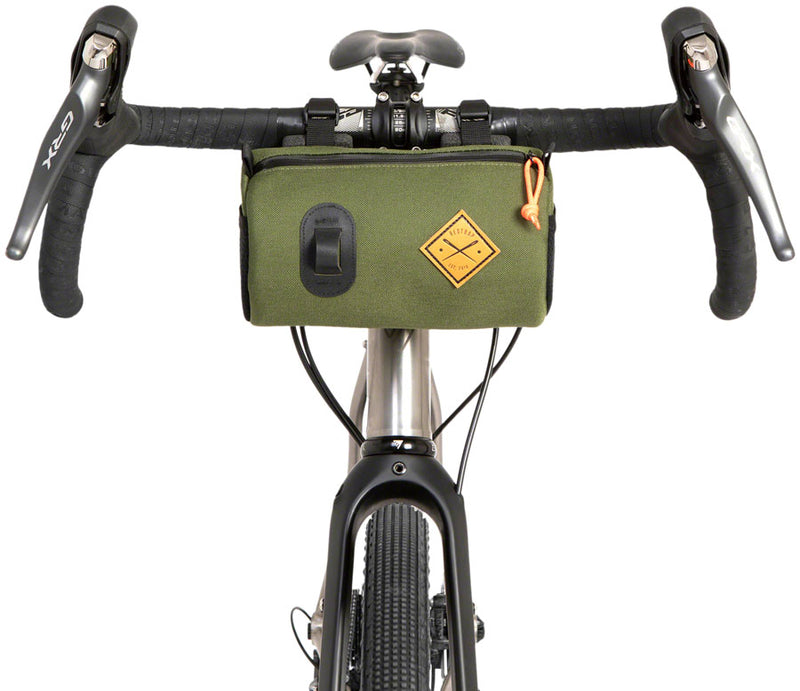 Load image into Gallery viewer, Restrap Canister Handlebar Bag - Olive
