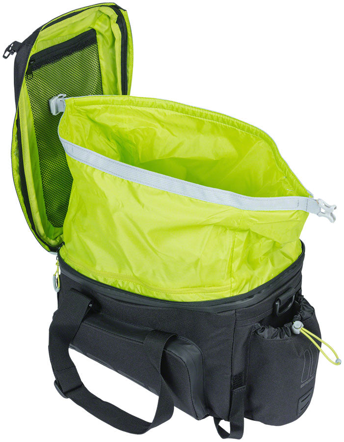 Load image into Gallery viewer, Basil Miles XL Pro Trunk Bag - 9-36L, Strap Mount, Black/Lime
