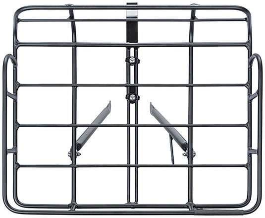 Basil Portland Front Rack, Aluminum, Black