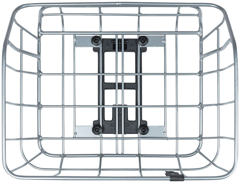 Load image into Gallery viewer, Basil Portland Rear Basket - MIK Mount, Aluminum, Silver
