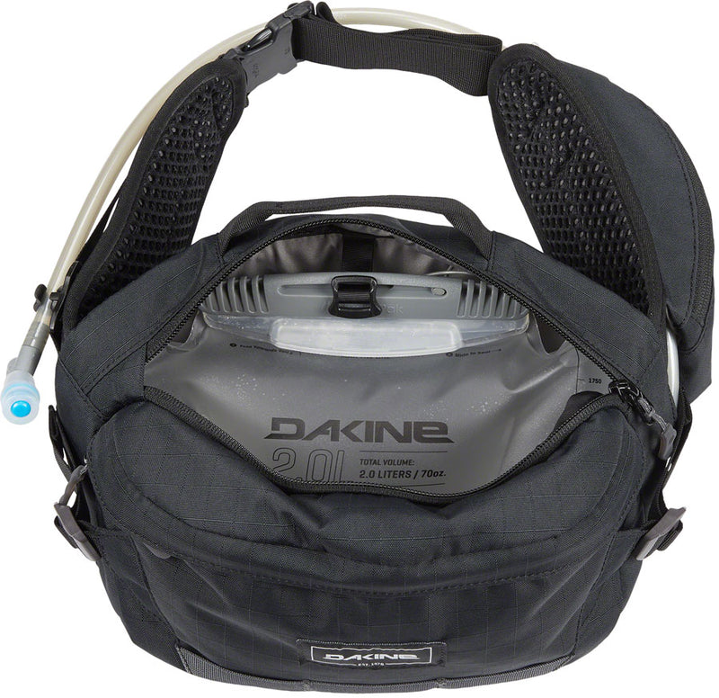 Load image into Gallery viewer, Dakine Hot Laps Waist Hydration Pack - 5L, 2L/70oz Reservoir, Black
