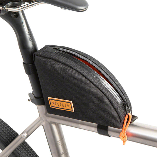 Restrap Rear Top Tube/Seatpost Bag - Black