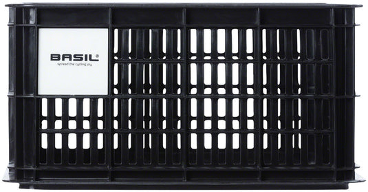 Basil Bicycle Crate S, 17.5L, Recycled Synthetic, Black