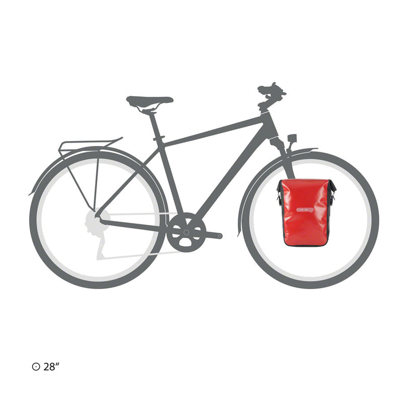 Load image into Gallery viewer, Ortlieb Sport Roller Core Pannier - 14.5L, Each, Red/Black
