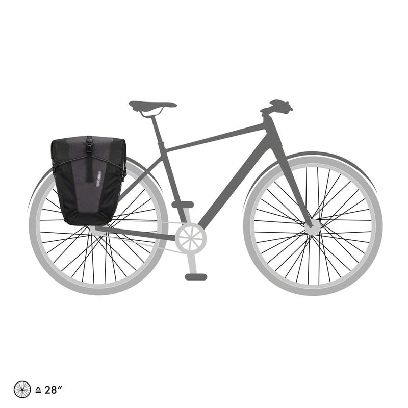 Load image into Gallery viewer, Ortlieb Back-Roller XL Plus Pannier - 78L, Pair, Granite/Black
