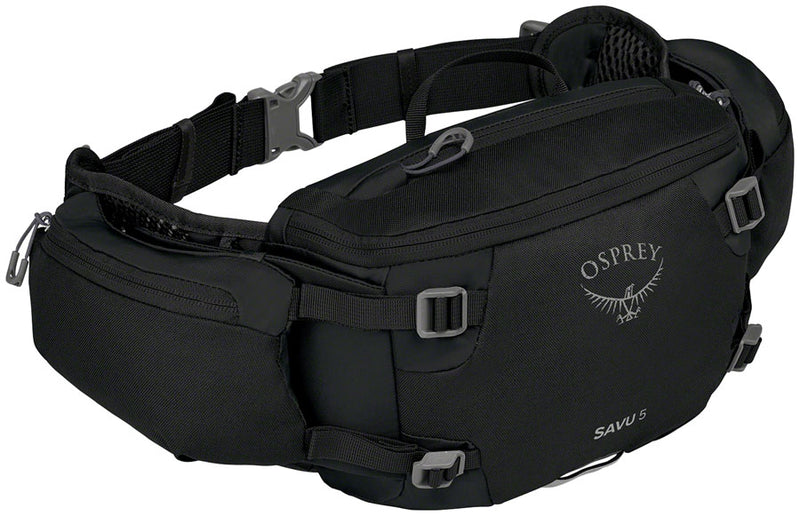 Load image into Gallery viewer, Osprey Savu 5 Lumbar Pack - One Size, Black
