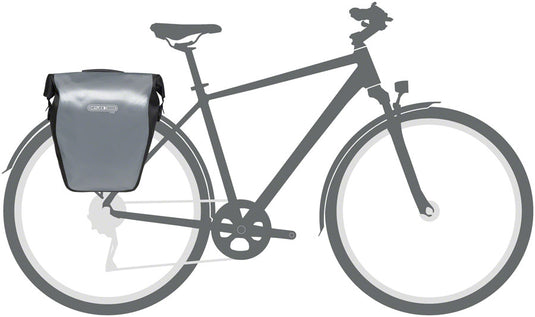 Ortlieb Back-Roller Rear Pannier - 20L, Core Gray