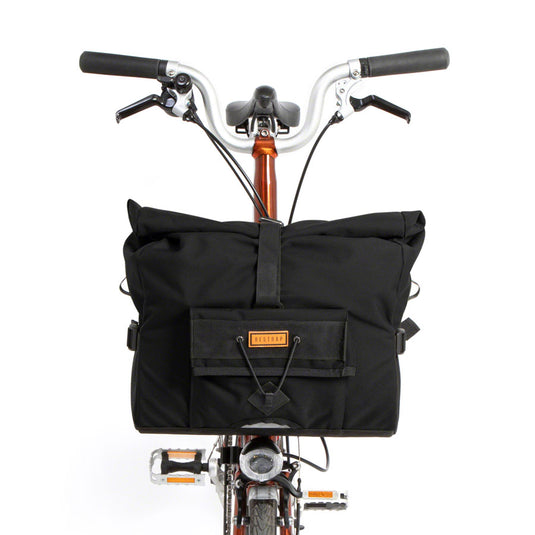 Restrap City Loader Handlebar Bag - Fits Brompton Mount, 20L, Black