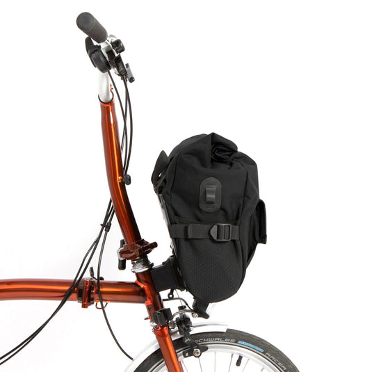 Restrap City Loader Handlebar Bag - Fits Brompton Mount, 20L, Black