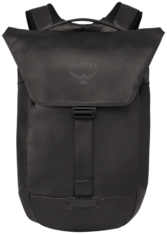 Load image into Gallery viewer, Osprey Transporter Flap Top Backpack - One Size, Black
