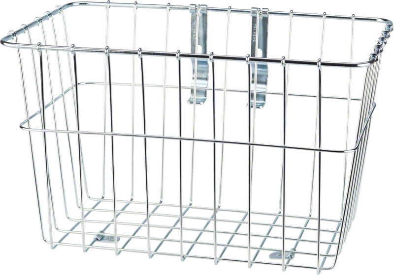 Load image into Gallery viewer, Wald-Grocery-Basket-Basket-Silver-Steel-BG5080-Bicycle-Baskets
