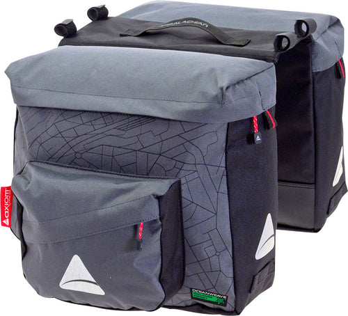 Axiom-Seymour-Oceanweave-P25-Panniers-Water-Reistant-Reflective-Bands-BG6868-Road-Touring-Panniers