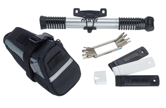 MSW Ride and Repair Kit with Seatbag and Airlift Mini Pump