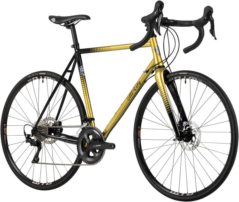 Load image into Gallery viewer, All-City Zig Zag Bike - 700c, Steel, 105, Golden Leopard, 46cm
