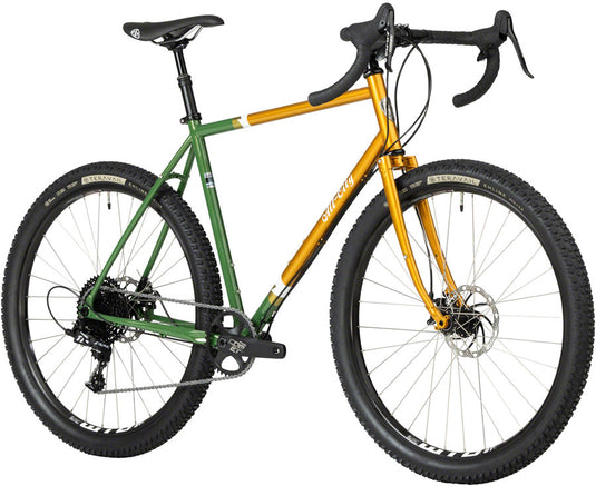 All-City Gorilla Monsoon Bike - 650b, Steel, APEX, Tangerine Evergreen, 49cm