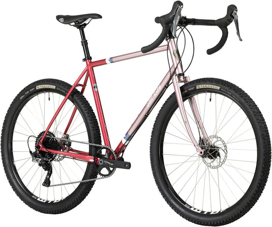 All-City Gorilla Monsoon Bike - 650b, Steel, GRX, Hotberry Rhubarb, 43cm