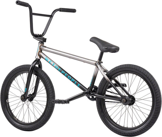 We The People Justice BMX Bike - 20.75" TT, Matt Black/Matt Raw Fade