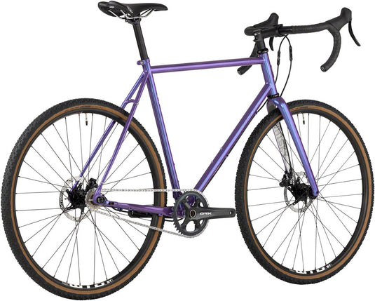 All-City Super Professional Drop Bar Single Speed Bike - 700c, Steel, Hollywood Violet, 46cm