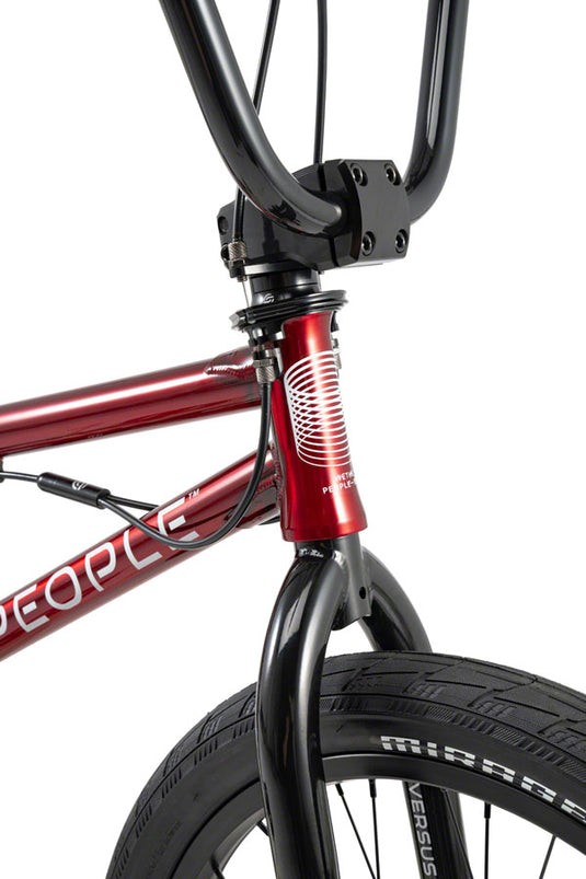 We The People Versus BMX Bike - 20.65" TT, Translucent Red