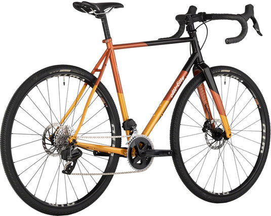 All-City Cosmic Stallion Bike - 700c, Steel, Rival AXS Wide, Black/Brick/Bronze, 61cm