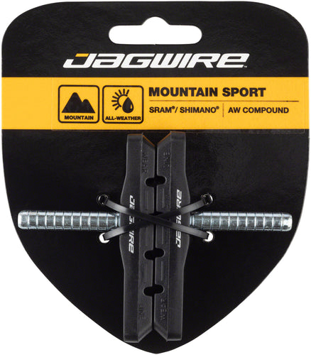 Jagwire-Mountain-Sport-Smooth-Brake-Shoe-Non-Threaded-Post-Mountain-Bike-BR0056-Bicycle-Brake-Pads