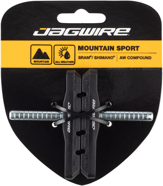 Jagwire-Mountain-Sport-Smooth-Brake-Shoe-Non-Threaded-Post-Mountain-Bike-BR0056-Bicycle-Brake-Pads