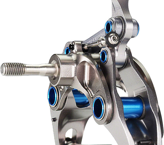 Cane Creek eeBrake Magnum Limited Edition Road Caliper Brake Set - Regular Mount, Gunmetal Gray/Blue