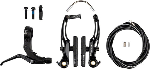 Promax-P-1-Click-V-Point-Brake-&-Lever-Set-Linear-Pull-Brake-Set-BMX-Bike-LPBS0027