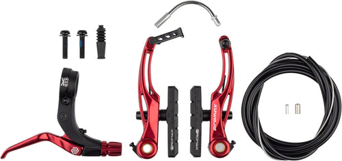 Promax-P-1-Click-V-Point-Brake-&-Lever-Set-Linear-Pull-Brake-Set-BMX-Bike-LPBS0024