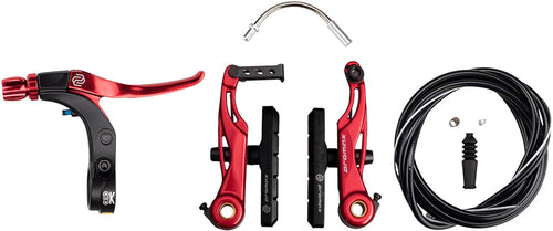 Promax-P-1-Click-V-Point-Brake-&-Lever-Set-Linear-Pull-Brake-Set-BMX-Bike-LPBS0028