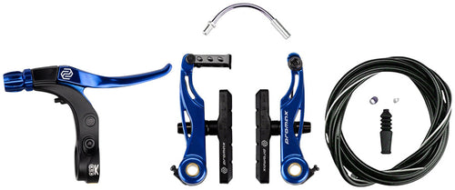 Promax-P-1-Click-V-Point-Brake-&-Lever-Set-Linear-Pull-Brake-Set-BMX-Bike-LPBS0031