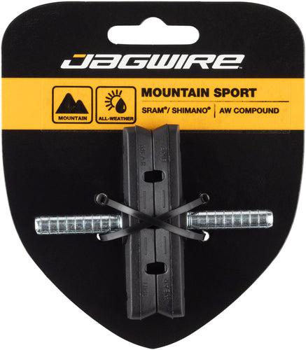 Jagwire-Mountain-Sport-Smooth-Brake-Shoe-Non-Threaded-Post-Mountain-Bike-BR1350-Bicycle-Brake-Pads