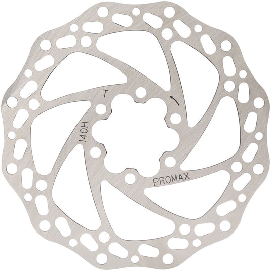 Promax Sport S1 Disc Brake Rotor - 140mm, 6-Bolt, Silver