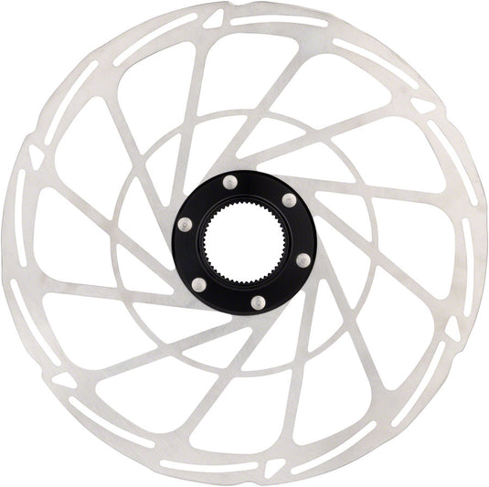 Jagwire Sport SR1 Disc Brake Rotor - 220mm, Center Lock, Silver