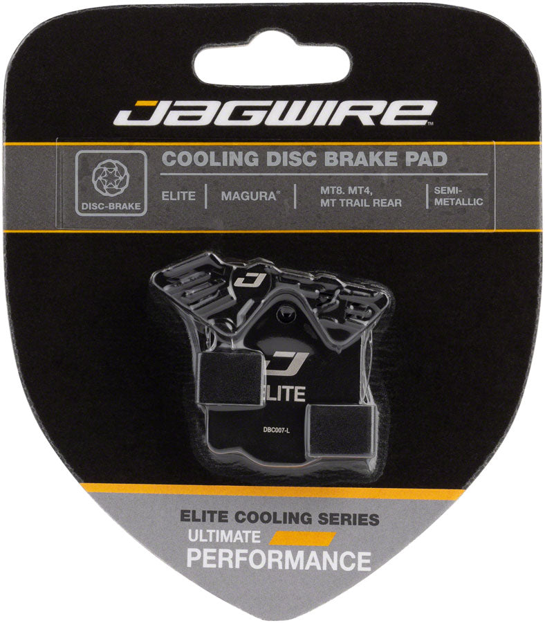 Load image into Gallery viewer, Jagwire Elite Cooling Disc Brake Pad Semi-Metallic Alloy Backed Magura MT8 MT4
