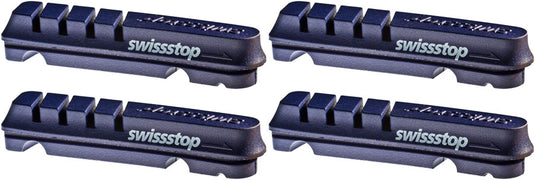 SwissStop Flash EVO SRAM or Shimano Rim Brake Inserts BXP Compound Set of 4