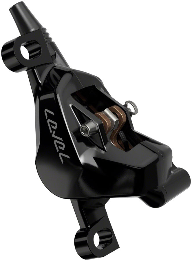 Load image into Gallery viewer, SRAM Level Silver Stealth Disc Brake and Lever - Rear, Post Mount, 2-Piston, Aluminum Lever, SS Hardware, Black, C1
