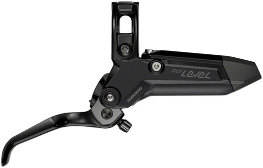 SRAM Level Silver Stealth Disc Brake and Lever - Front, Post Mount, 4-Piston, Aluminum Lever, SS Hardware, Black, C1