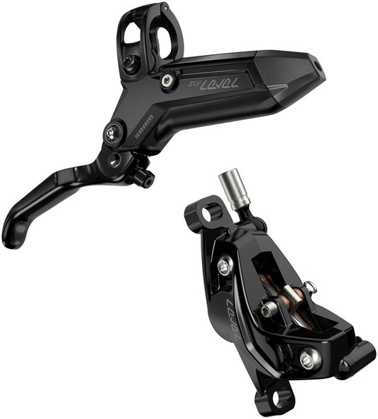 SRAM-Level-Silver-Stealth-4-Piston-Disc-Brake-and-Lever-Disc-Brake-&-Lever-DBKL0499-MTB-Flat-Bar-Disc-Brakes