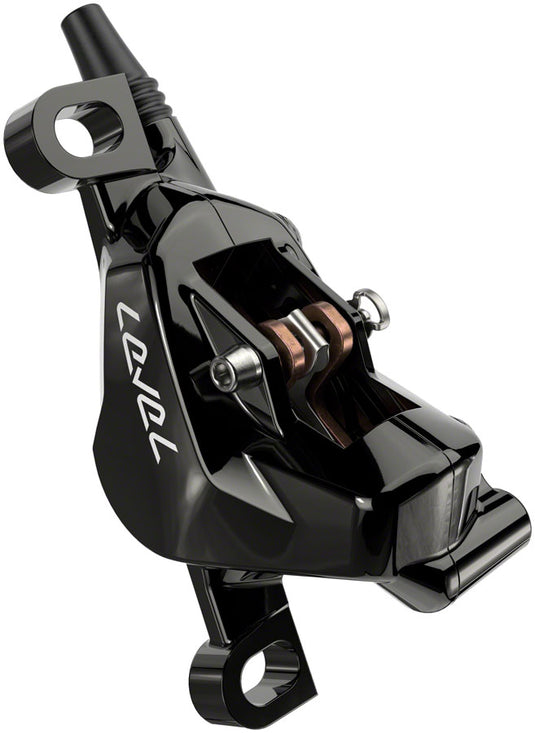 SRAM Level Ultimate Stealth Disc Brake and Lever - Front, Post Mount, 2-Piston, Carbon Lever, Titanium Hardware, Gloss